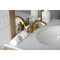 Kingston Brass KB957PLSB Mini-Widespread Bathroom Faucet with Retail Pop-Up, Brushed Brass KB957PLSB - alternate 3